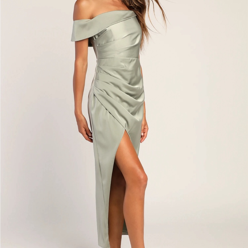 Lulu’s Sage Green Dress